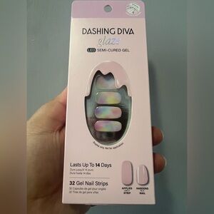 Glaze LED Semi-Cured Gel Nail Strips - Multicolor